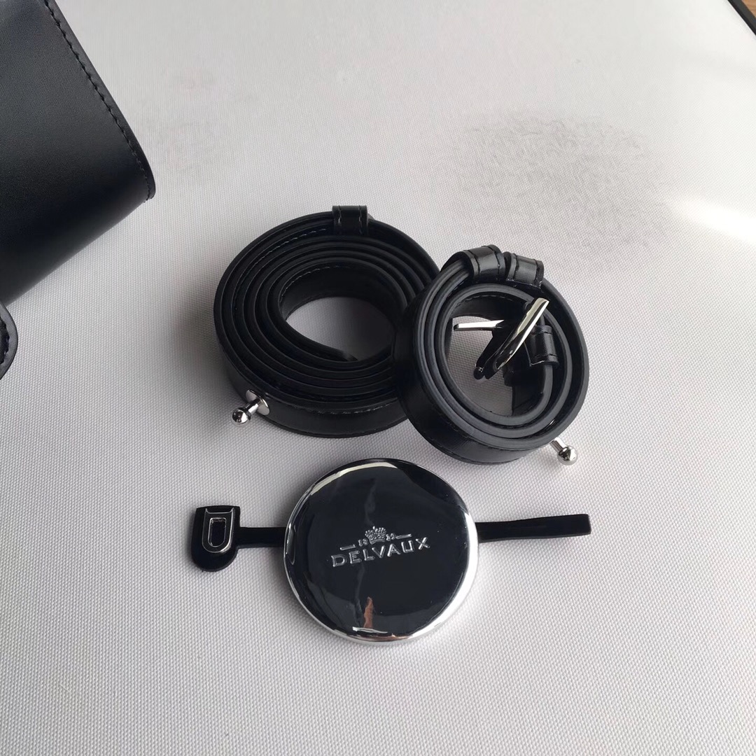 델보 브리앙 박스 GM 백 유광 블랙